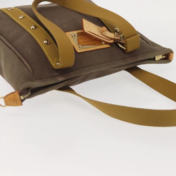 LOUIS VUITTON Antigua Cabas MM Tote Bag Brown M40086 - Picture 6 of 13